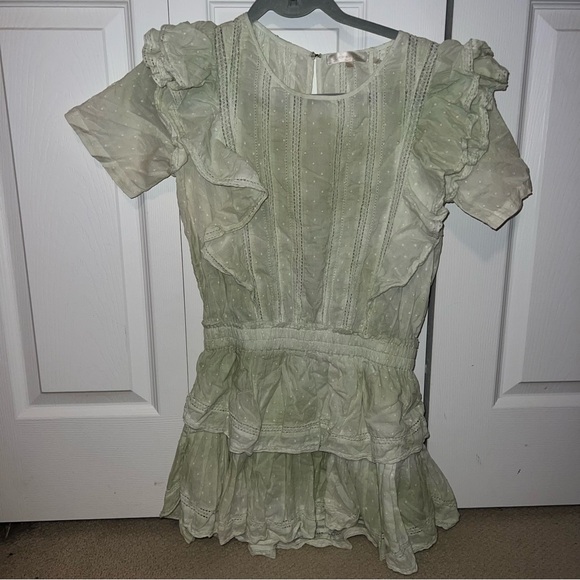 LoveShackFancy Green Dress - Picture 3 of 5